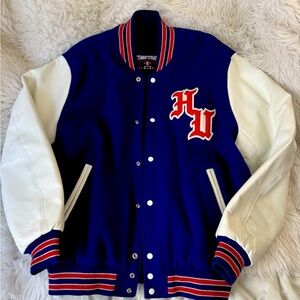 HOWARD UNIVERSITY CUSTOM VARSITY JACKET 2XL